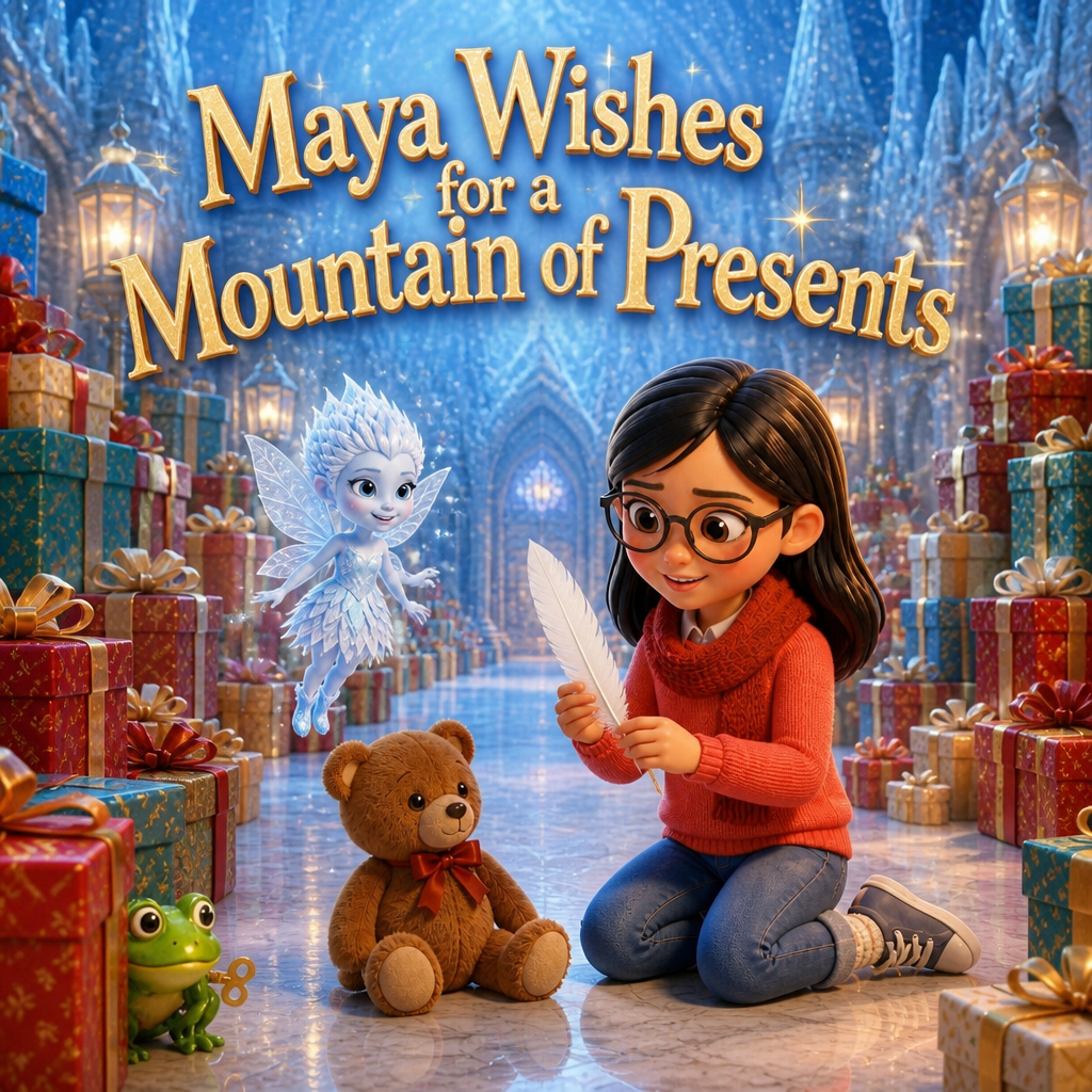 Maya Wishes for a Mountain of Presents